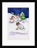 Little Snowmen Snowballing, 1996 by Diane Matthes