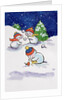 Little Snowmen Snowballing, 1996 by Diane Matthes