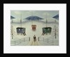 Gypsy Caravans in the Snow, 1981 by Mark Baring