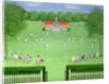 The Cricket Match, 1981 by Mark Baring