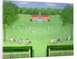 The Cricket Match, 1981 by Mark Baring