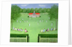 The Cricket Match, 1981 by Mark Baring