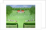 The Cricket Match, 1981 by Mark Baring