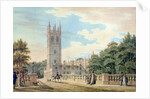 Magdalen College by Thomas Malton Jnr.