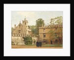 The Grammar Hall from St John's Quadrangle in 1881: President Bulley in the Lodgings Drive and Two Others, 1881 by Pierre François Joseph Tonneau