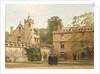The Grammar Hall from St John's Quadrangle in 1881: President Bulley in the Lodgings Drive and Two Others, 1881 by Pierre François Joseph Tonneau