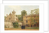The Grammar Hall from St John's Quadrangle in 1881: President Bulley in the Lodgings Drive and Two Others, 1881 by Pierre François Joseph Tonneau