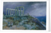 The Temple of Poseidon, Sunium, 1877 by William 'Crimea' Simpson