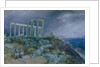 The Temple of Poseidon, Sunium, 1877 by William 'Crimea' Simpson