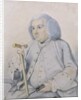 Sketch of the Portrait of Andrew Drummond founder of the bank, killed at Culloden by Johann