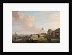 View of Tilbury Fort with Fishermen Hauling Nets, 1770 by Dominic Serres