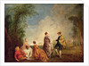 An Embarrassing Proposal, 1715-16 by Jean Antoine Watteau
