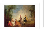 An Embarrassing Proposal, 1715-16 by Jean Antoine Watteau
