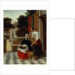 A Mistress and her Maid, 1660s by Pieter de Hooch