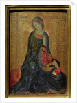 Virgin Annunciate, right hand panel of diptych, 1340-44 by Simone Martini