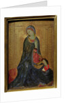 Virgin Annunciate, right hand panel of diptych, 1340-44 by Simone Martini