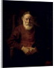 An Old Man in Red by Rembrandt Harmensz. van Rijn