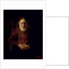 An Old Man in Red by Rembrandt Harmensz. van Rijn