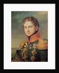 Portrait of Pavel A. Stroganov, before 1825 by George Dawe