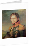 Portrait of Pavel A. Stroganov, before 1825 by George Dawe