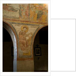 St. Mark writing the gospel by School Italian