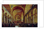 The Presentation of the New Doge to the People in the Basilica of San. Marco by Gabriele Bella