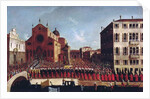 The Funeral of the Doge at SS. Giovanni and Paolo, Venice by Gabriele Bella