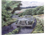 Jaguar XK150 Cruising by Clive Metcalfe