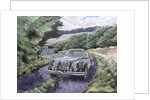 Jaguar XK150 Cruising by Clive Metcalfe