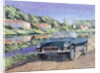 MGB by a French Canal by Clive Metcalfe
