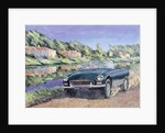 MGB by a French Canal by Clive Metcalfe