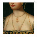 Detail from a portrait of Anne Boleyn c.1533 by English School