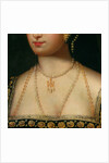 Detail from a portrait of Anne Boleyn c.1533 by English School