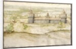 View of Nonsuch Palace in Surrey, 1567-8 by Joris Hoefnagel