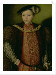 Portrait of King Edward VI 16th century by English School