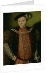 Portrait of King Edward VI 16th century by English School