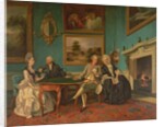 The Dutton Family in the Drawing Room of Sherborne Park, Gloucestershire, c.1774 by Johann Zoffany