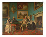 The Dutton Family in the Drawing Room of Sherborne Park, Gloucestershire, c.1774 by Johann Zoffany