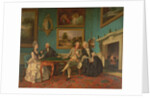 The Dutton Family in the Drawing Room of Sherborne Park, Gloucestershire, c.1774 by Johann Zoffany