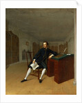 Sir Roger Newdigate in the Library at Arbury by Arthur Devis