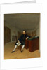 Sir Roger Newdigate in the Library at Arbury by Arthur Devis