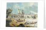 Harbour at Weymouth, Dorset, 1805 by John Thomas Serres