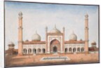 Jummah Musjeed, Delhi, c.1840 by Mazar or Mazhar Ali Khan
