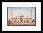 Jummah Musjeed, Delhi, c.1840 by Mazar or Mazhar Ali Khan