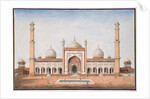 Jummah Musjeed, Delhi, c.1840 by Mazar or Mazhar Ali Khan