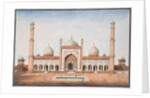 Jummah Musjeed, Delhi, c.1840 by Mazar or Mazhar Ali Khan