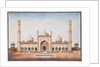 Jummah Musjeed, Delhi, c.1840 by Mazar or Mazhar Ali Khan