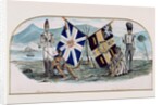Rutlandshire Regiment, North America 1759, New Zealand 1845, c.1850 by English School