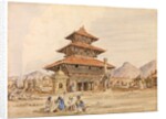 Temple of Devi, Patan, Nepal, 1850s by Dr. Henry Ambrose Oldfield