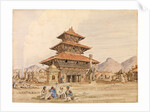 Temple of Devi, Patan, Nepal, 1850s by Dr. Henry Ambrose Oldfield